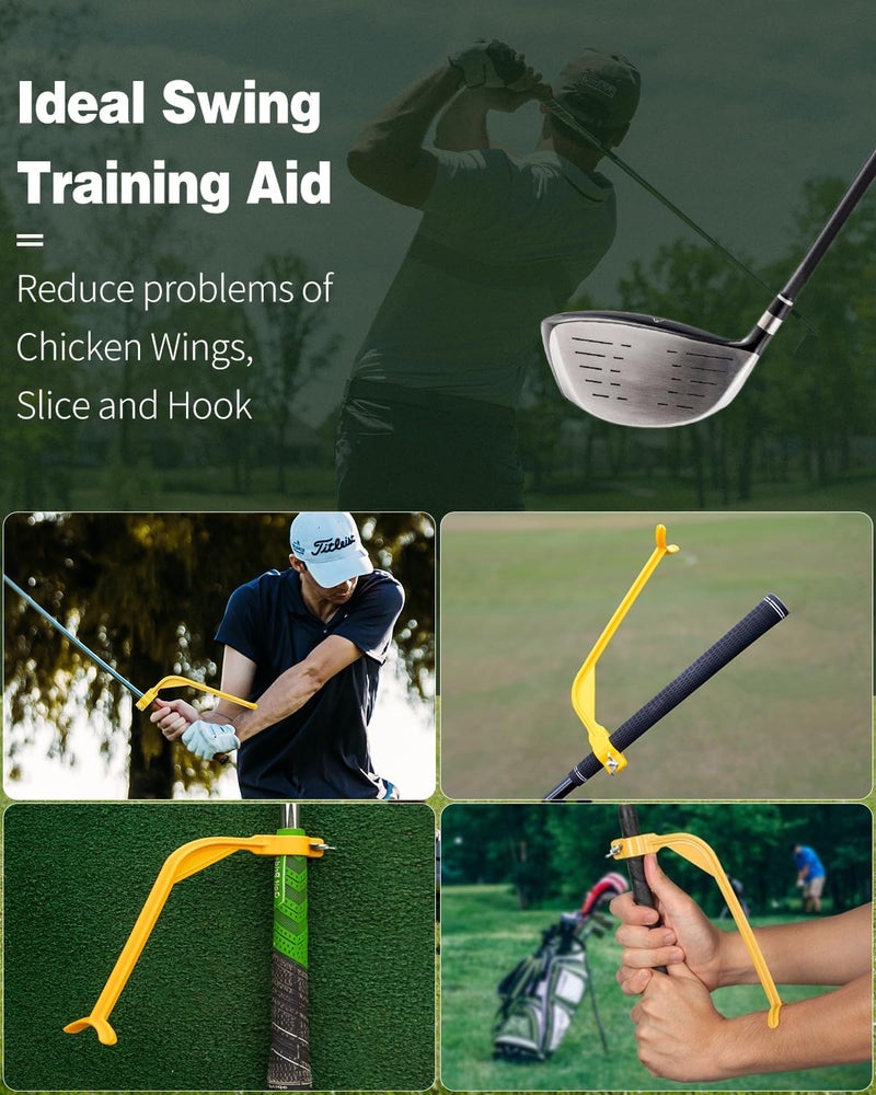 GreenHaven Golf Training Wrist Hinge Golf Swing Training Aid Swing Correcting Trainer Tool for Golfers Beginners Arm Elbow Posture Teaching Accessory for Golf Club Practice - Image 2
